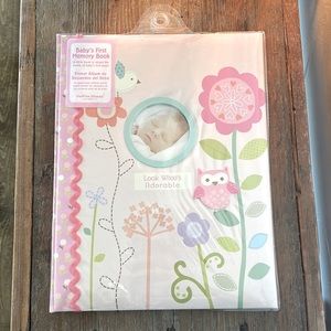 Girl Baby’s First Memory Book Owls